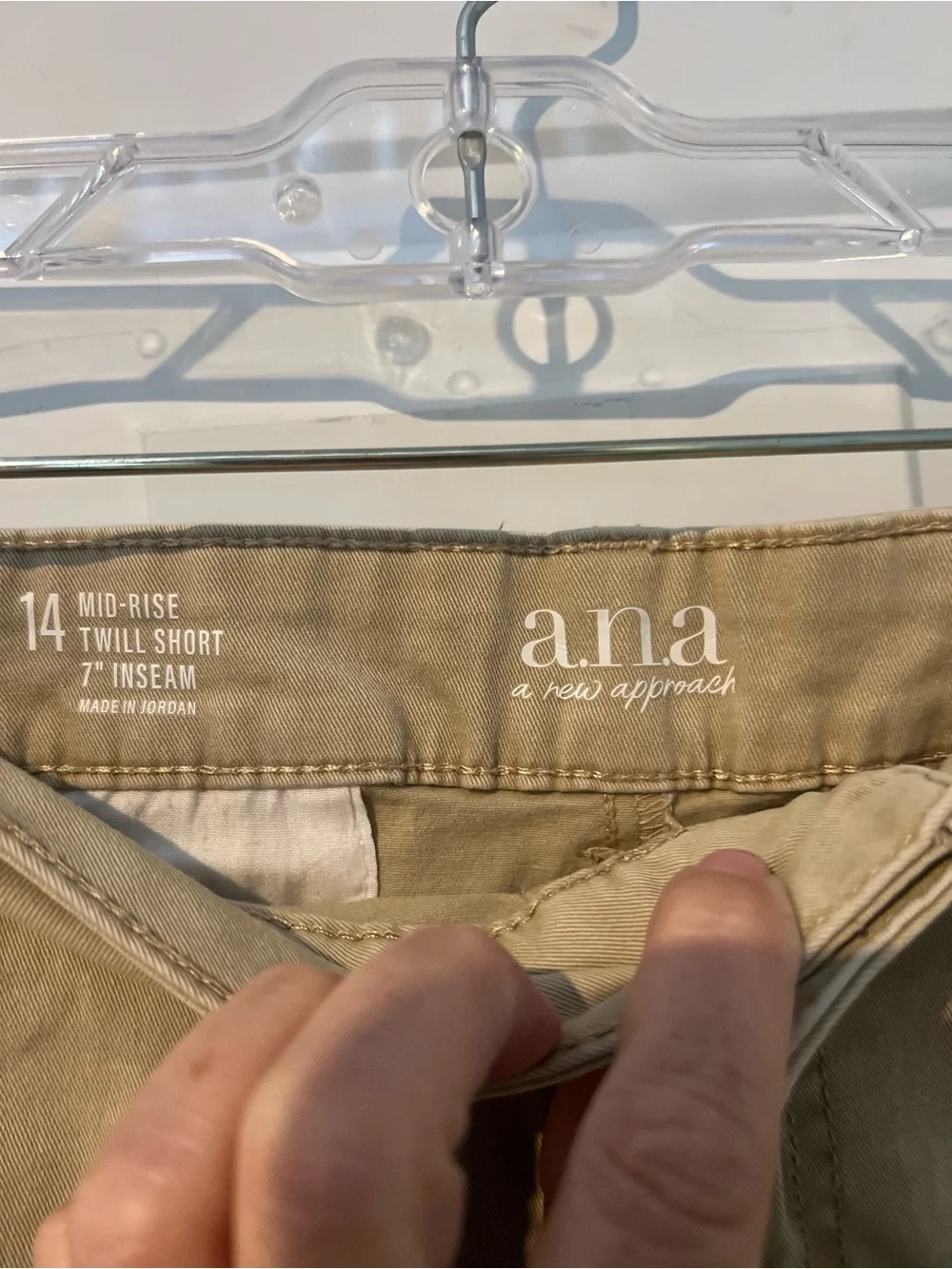 a.n.a Khaki Cotton-Blend Chino Bermuda Shorts